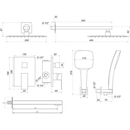 Душова система Globus Lux GLM-305L-SMART - мініатюра 5