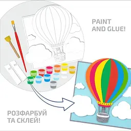 Набір картина 3D Rosa Talent Іn the Сlouds МДФ ґрунтоване 19х20 см - мініатюра 4