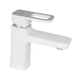 Змішувач для умивальника Lidz Wawel 001 (k35) LDWAW001WHI45397 White, Білий