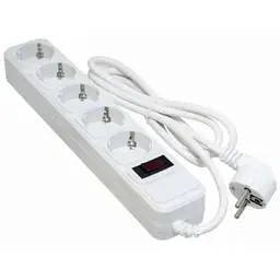 Мережевий фільтр живлення Patron 3m (SP-1053W), 5 розеток White (EXT-PN-SP-1053W)