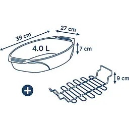 Форма для запікання Pyrex Irresistible з решіткою 39х27х9 см (6328722) - мініатюра 4