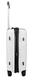 Валіза велика Carbon 65803 поліпропілен 76х47х31 см 103+17 л Біла - мініатюра 6