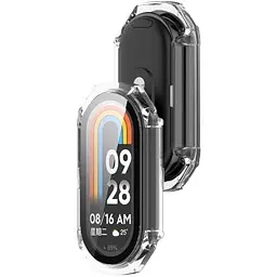 Чохол-накладка DK Пластик Gloss Glass Full Cover для Xiaomi Mi Band 8 (015816) (clear) - мініатюра 2