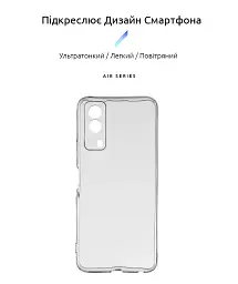 Чохол ArmorStandart Air для Vivo Y53s 5G Camera cover Clear - мініатюра 2