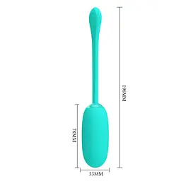 Віброяйце Pretty Love Julius Egg 18.6 см бірюзовий - мініатюра 6