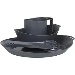 Набір Lifeventure Ellipse Camping Tableware Set Сірий (1012-75800)