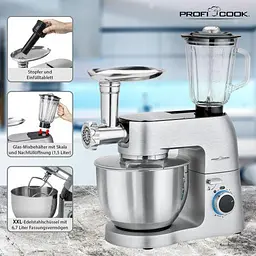 Кухонний комбайн-тестоміс Profi Cook PC-KM 1189 6.7л - мініатюра 5