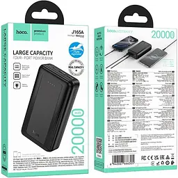 Зовнішній акумулятор Hoco J165A Balance 20000mAh 10W Black [156650] - мініатюра 5