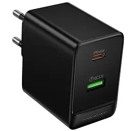 МЗП Borofone BAS17A Erudite PD65W+QC3.0 (1USB-A/1C) Black - мініатюра 2