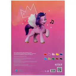 Картон кольоровий Kite My Little Pony двосторонній А4 10 аркушів (LP24-255) - мініатюра 4