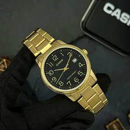 Чоловічий годинник Casio MTP-V002G-1B Золотистий ( AT1141-0192 ) - мініатюра 4