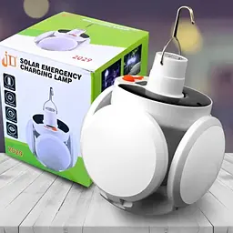 Кемпінговий ліхтар із сонячною панеллю та powerbank