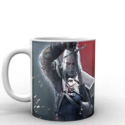 Кухоль GeekLand The Witcher Відьмак постер TW.02.001 330 мл білий - мініатюра 2