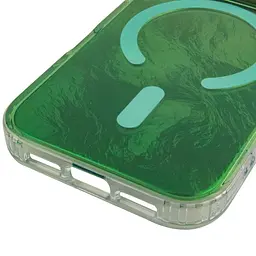 Чохол TPU Shiny Mountain (MagFit) для Apple iPhone 17 Pro Max (6.9) Green - мініатюра 5