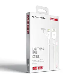 Кабель ArmorStandart AR12 Lightning 3A 1m White (ARM59531) - мініатюра 6
