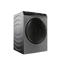 Прально-сушильна машина Haier фронтальна 8(5) кг 1400 A 46 см дисплей пара інвертор люк чорний прямий привід cріблястий - мініатюра 4