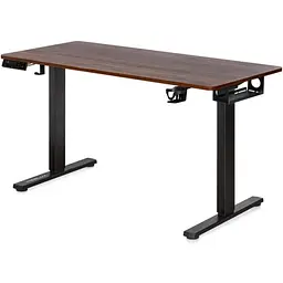 Стіл Mealux PowerDesk Duo XL Walnut (EVO-252 Duo Walnut/B)