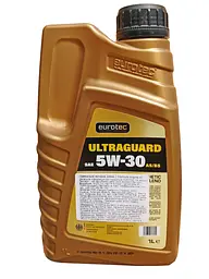 Моторна олива EUROTEC 5W-30 UltraGuard SN A5/B5, 1 л - мініатюра 2