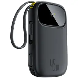 Батарея універсальна Baseus EnerFill FC31 20000mAh 45W, Digital Display, Cosmic Black (P10082105123-00) - мініатюра 2