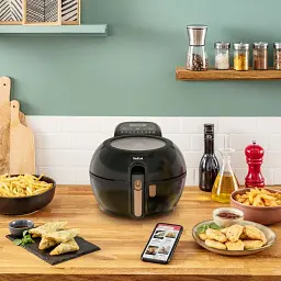 Аерогриль Tefal ActiFry & Grill Genius 1500 Вт чорно-золотий (FZ775810) - мініатюра 6