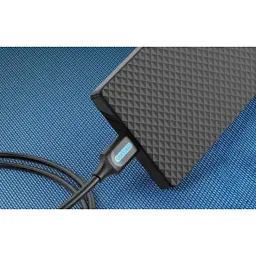 Дата кабель USB 2.0 AM to Mini 5P 0.5m black Vention (COMBD) - мініатюра 4