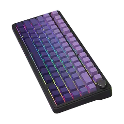 Клавіатура Attack Shark X85 Side Printed RGB Gradient Purple (AS-X85-SP-GPE) - мініатюра 3