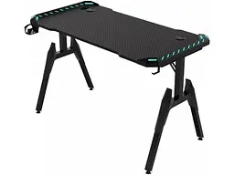 Геймерський ігровий стіл GT Racer T-1444 (140x60x73) Black