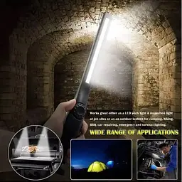 Ліхтар лампа Bailong BL-821 для СТО з акумулятором LED-освітленням та магнітом, водонепроникний - мініатюра 7