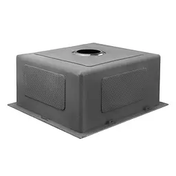 Кухонна мийка Kroner KRP Schwarze - 4843HM PVD (3,0/1,0 мм) (CV022792) - мініатюра 4