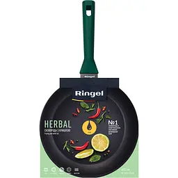 Сковорода Ringel Herbal глибока з кришкою 24 см (RG-1101-24/h/L) - мініатюра 4