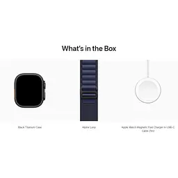 Смарт-годинник Apple Watch Ultra 2 49mm Black Titanium Case with Navy Alpine Loop Medium (MYTF3+MYPX3) [114894] - мініатюра 4