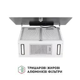 Витяжка декоративна похила Perfelli PIANO BIANCA - мініатюра 10