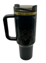 Термос термочашка Stanley Quencher H2.0 Tumbler з нержавіючої сталі 1,18 л Navy Blue Gold KT7001973 - мініатюра 8