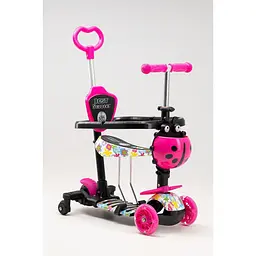 Самокат дитячий 5в1 Best Scooter LS-78960 Рожевий