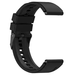 Ремінець для Samsung Galaxy Watch 5 Pro 45mm - чорний ширина кріплення 20мм силікон Watchbands GT (W45-3WB57315849) - мініатюра 3