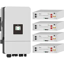 Система зберігання енергії Deye SUN-12K-SG05LP3-EU-SM2 12kW + 4 АКБ SE-G5.1 Pro-B 20.4kWh (51.2V/100Ah/5120Wh) [159596]