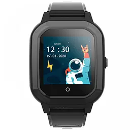 Смарт-годинник дитячий Wonlex KT20 з камерою WI-FI GPS SIM-карта відеодзвінок Black (17765-hbr) - мініатюра 2
