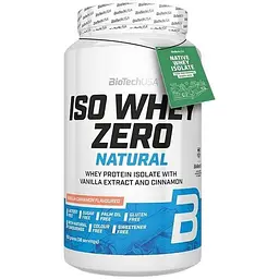 Протеїн BiotechUSA Iso Whey Zero Lactose Free Natural Vanilla-cinnamon 908 г