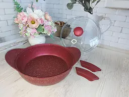 Сотейник O.M.S. Collection 3320-26 3,2л Red - мініатюра 2