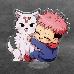 Акрилова колекційна фігурка Chibi Аниме: Магічна битва/Jujutsu Kaisen (Ітадорі Юдзі, Itadori Yuji) 10см