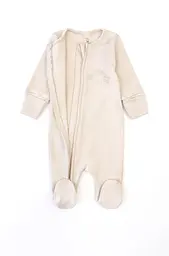 Однотонный слип для новорожденных с небольшим принтом Baby Sheep - миниатюра 2