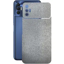 Защитная пленка StatusSKIN для Tecno Spark 8p KG7n Корпус Винил Металл серебро