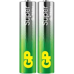 Батарейки GP Super Alkaline 24A21-S2 лужні LR03, AAA 2 шт.