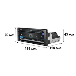 Автомагнітола Android 13.0, Wi-Fi, GPS, 4+64GB, Сенсорний Екран, XPRO, CTC-1081N (44164-CTC-1081N_3326) - мініатюра 8