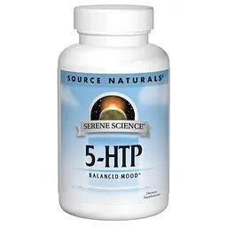 Гідрокситриптофан Source Naturals Serene Science 5-HTP 50 mg, 30 капсул для покрашення концентрації