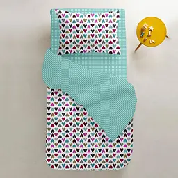 Підковдра дитяча Cosas Love 110х140 см бірюзова (LoveMint_110q) - мініатюра 5