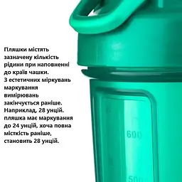 Шейкер спортивний BlenderBottle Original Classic 28oz/820 мл Grey (Classic 28oz Grey) - мініатюра 5