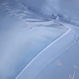 Комплект постільної білизни MirSon Imperial Tencel №04 Blue 2 x 143 x 210 см (2200010754322) - мініатюра 5
