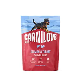 Сухий корм для cобак малих порід Carnilove Active Salmon & Turkey Small Breed суперпреміум лосось та індичка 1.5 кг