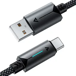Кабель USB 2.0 AM-Type-C M, 1.2 м, 60W C19-04 Чорний Acefast - мініатюра 2